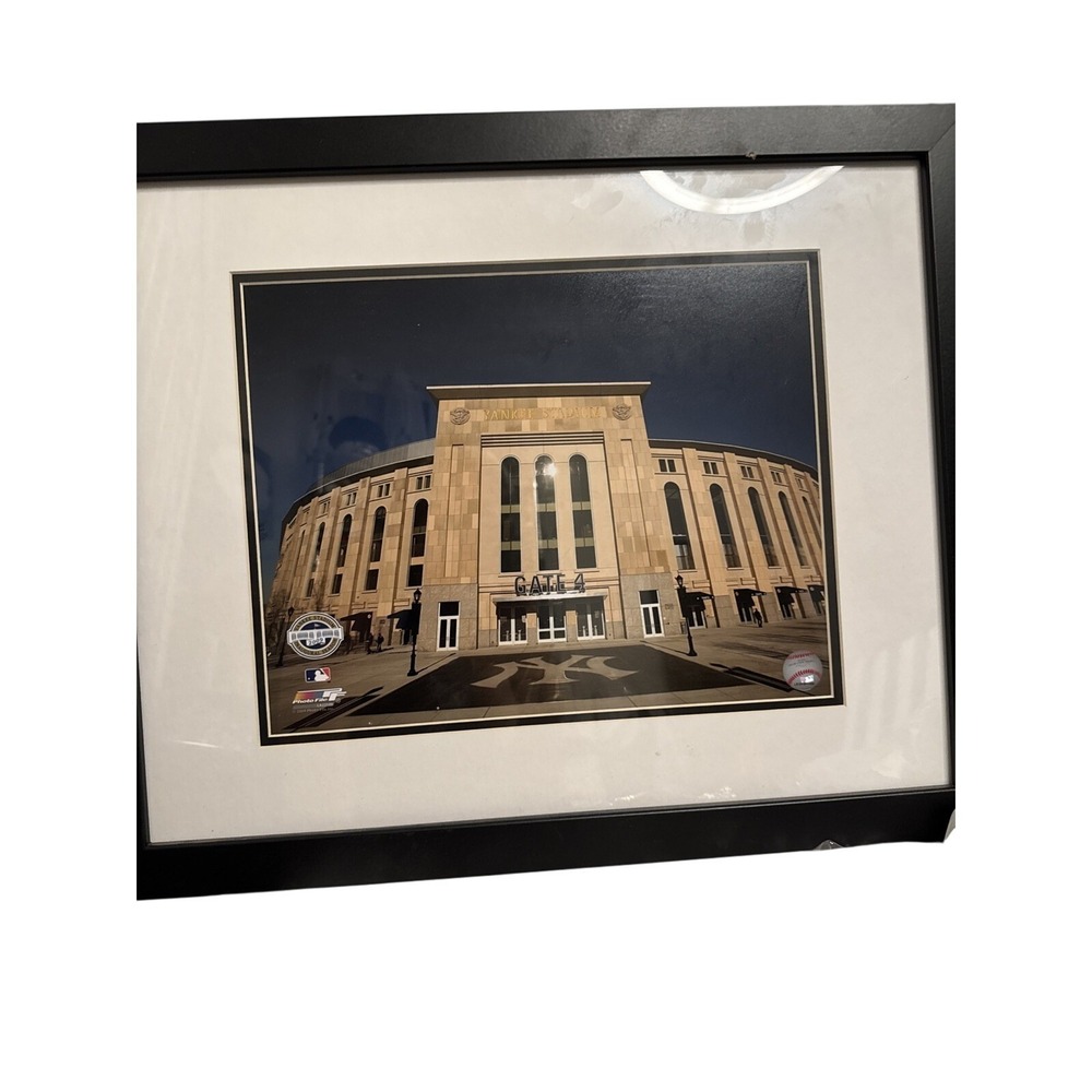 Yankee Stadium Gate 4 Framed Photo MLB Baseball Memorabilia Art Decor
